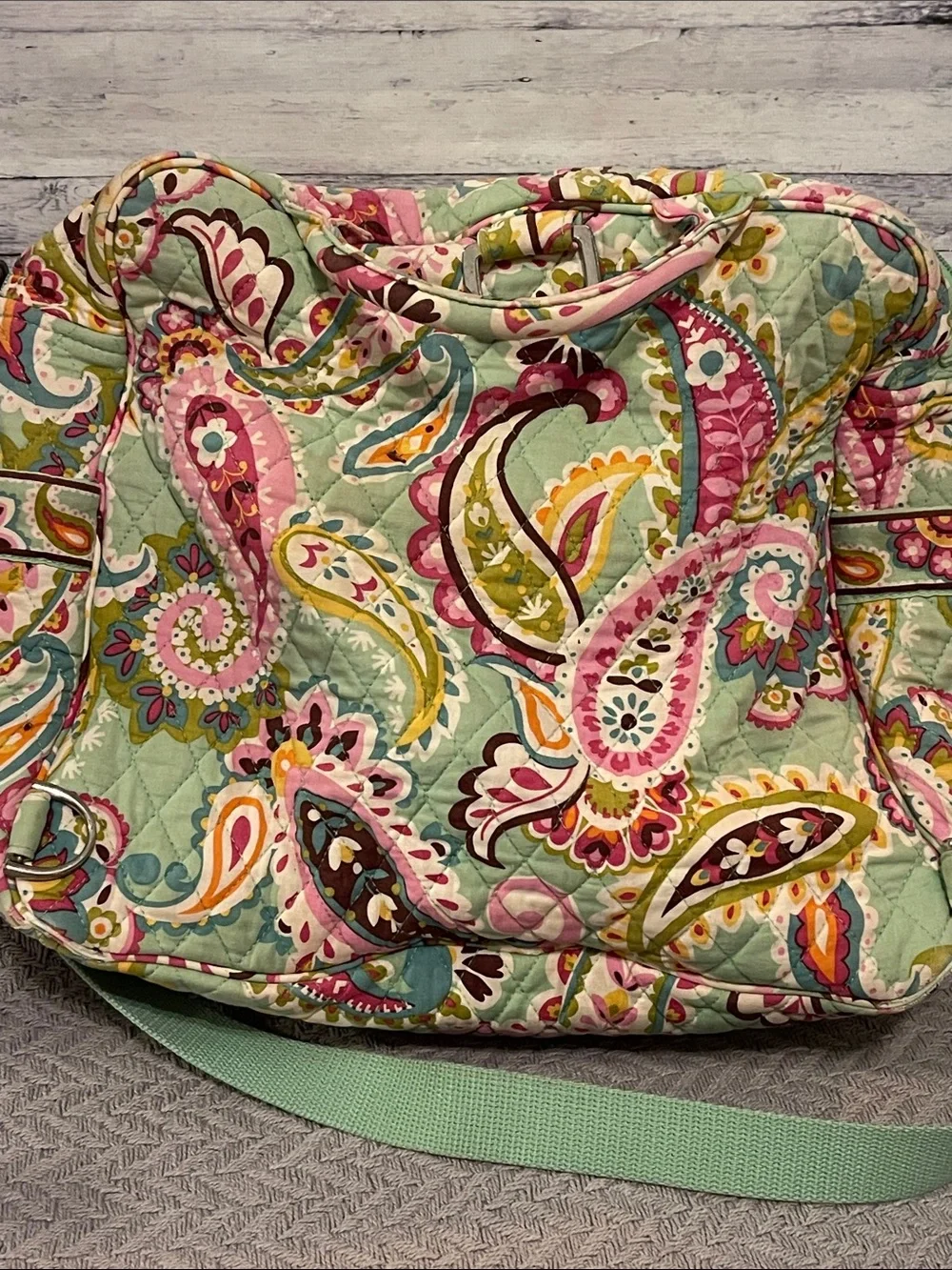 Vera Bradley Retired 2013 Tutti Frutti Convertible Diaper Bag